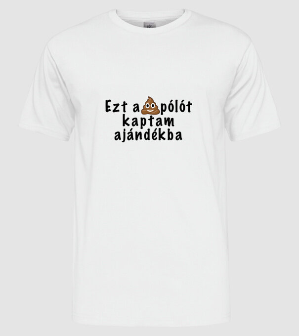  minta fehér pólón