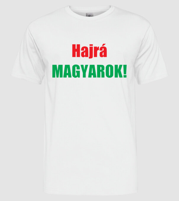  minta fehér pólón