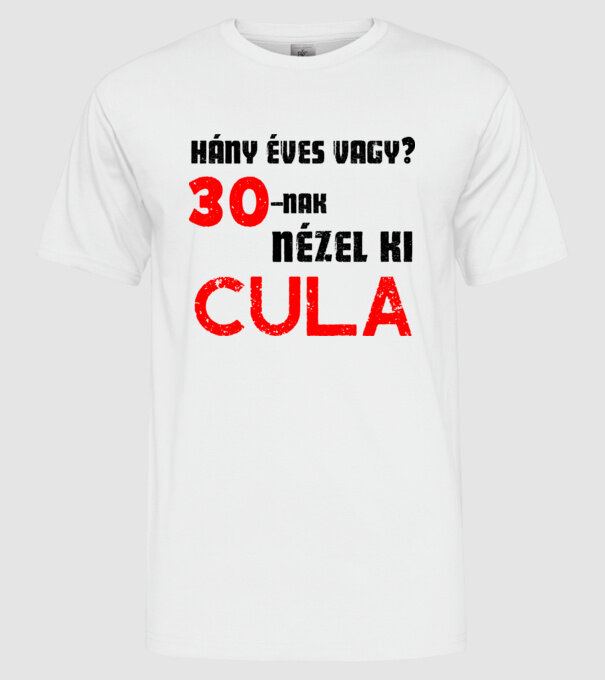  minta fehér pólón