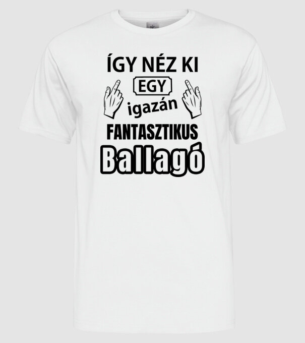  minta fehér pólón