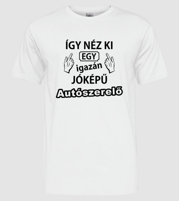  minta fehér pólón