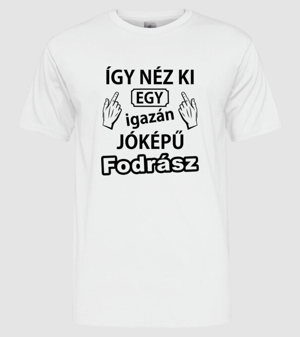  minta fehér pólón