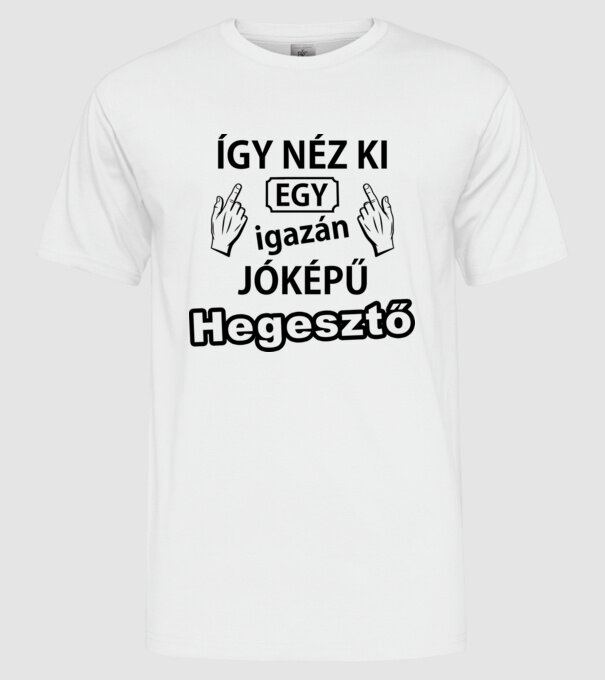  minta fehér pólón
