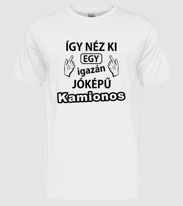  minta fehér pólón
