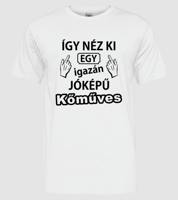  minta fehér pólón