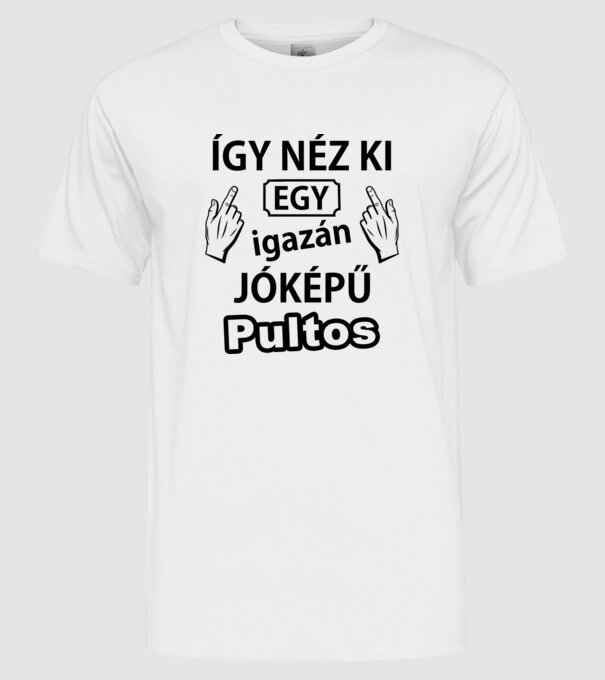  minta fehér pólón