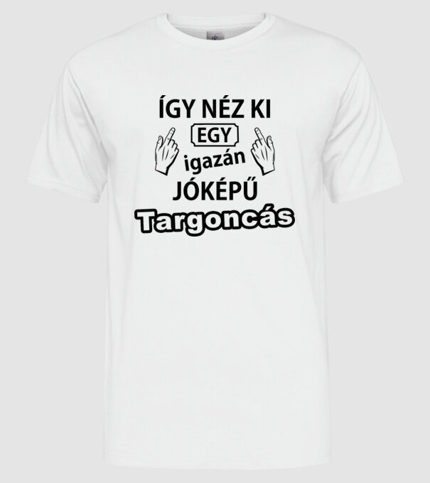  minta fehér pólón