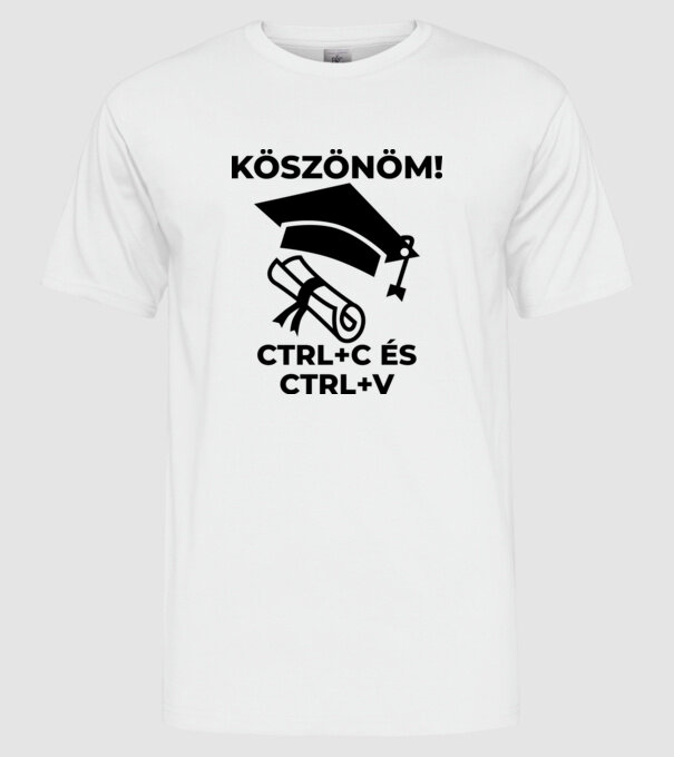  minta fehér pólón