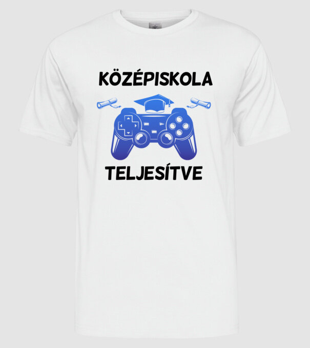  minta fehér pólón