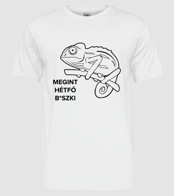  minta fehér pólón