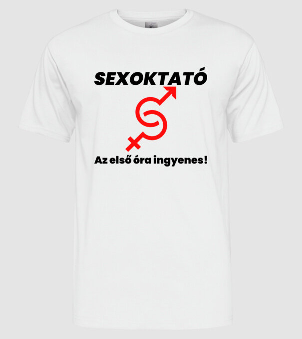  minta fehér pólón