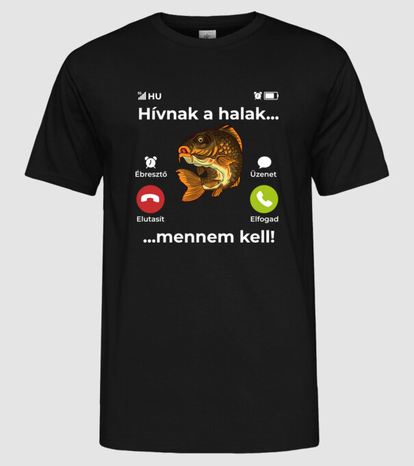  minta fekete pólón