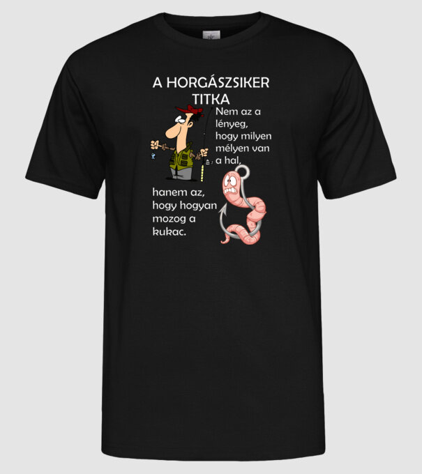  minta fekete pólón