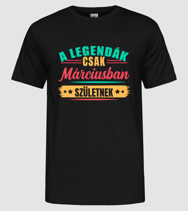  minta fekete pólón