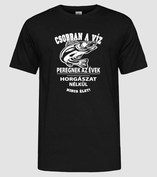  minta fekete pólón