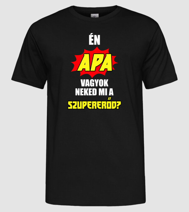  minta fekete pólón