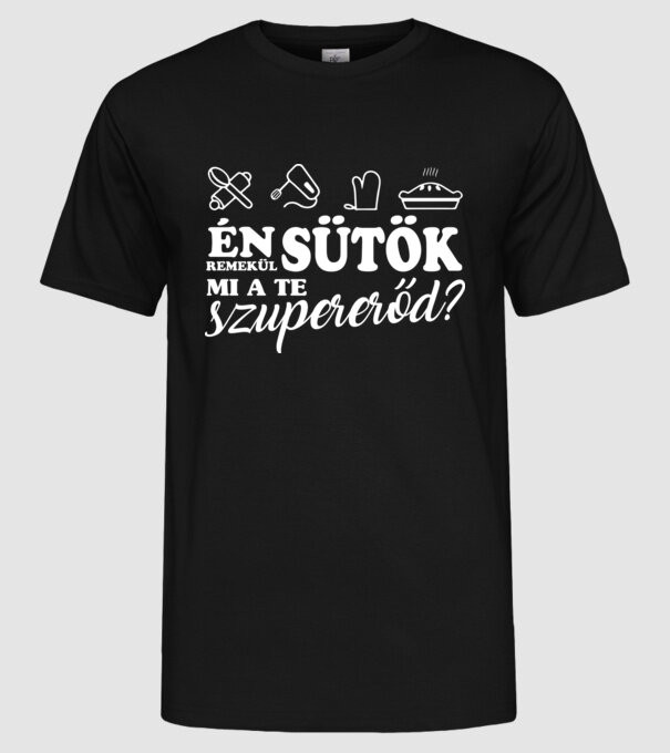  minta fekete pólón