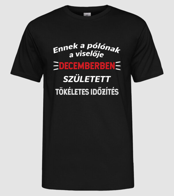  minta fekete pólón