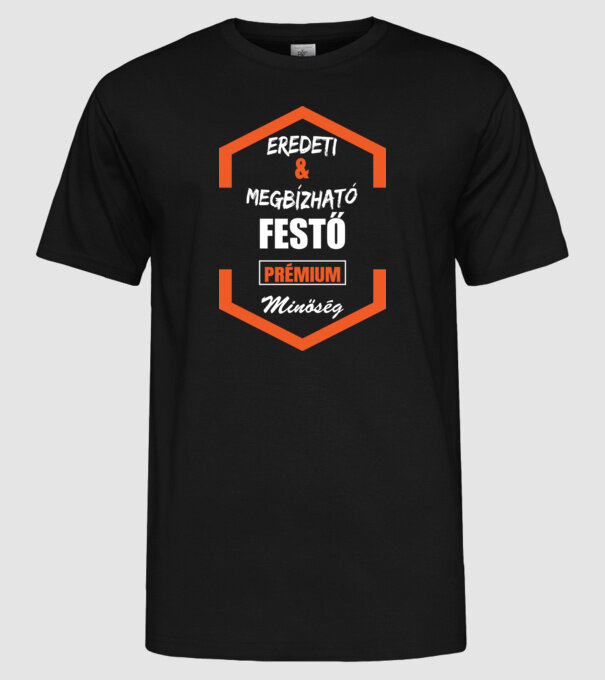  minta fekete pólón