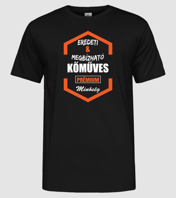  minta fekete pólón