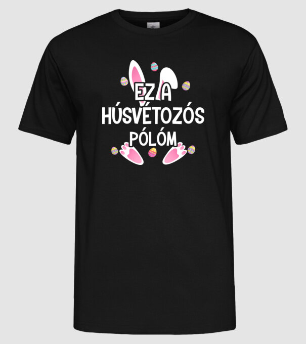  minta fekete pólón