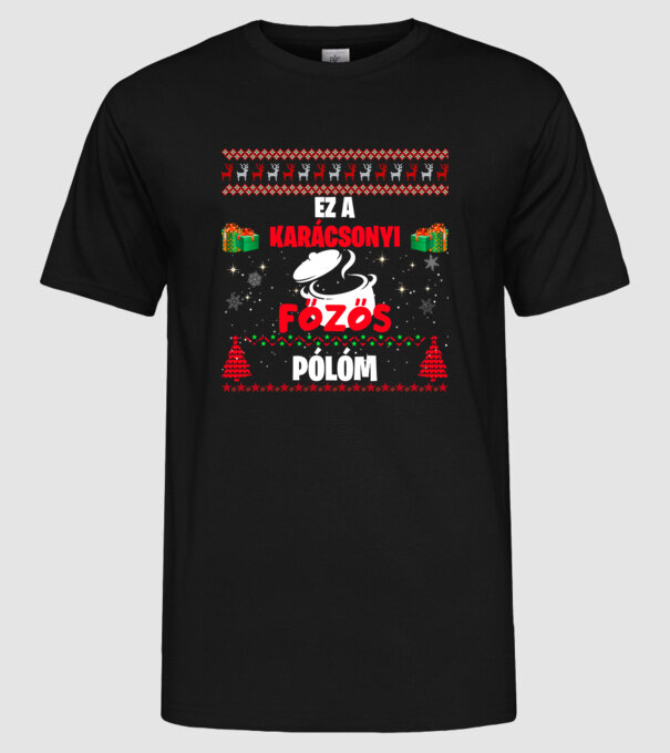  minta fekete pólón