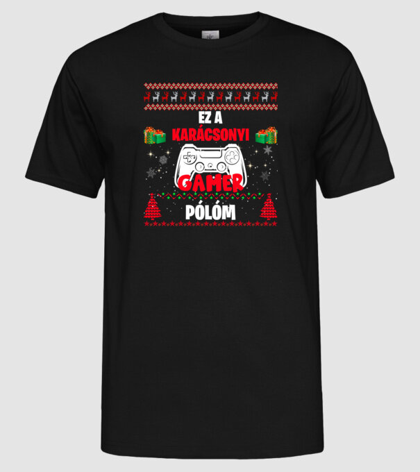  minta fekete pólón