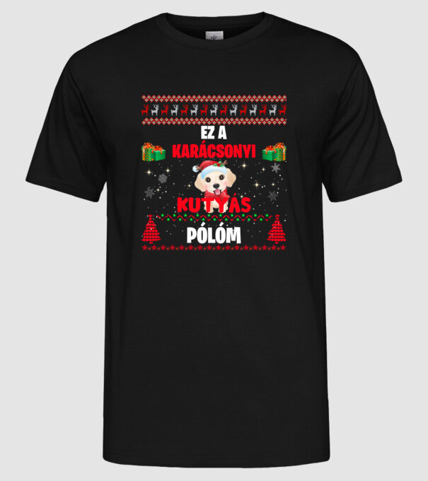  minta fekete pólón