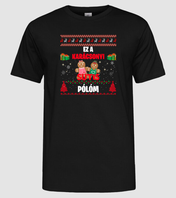  minta fekete pólón