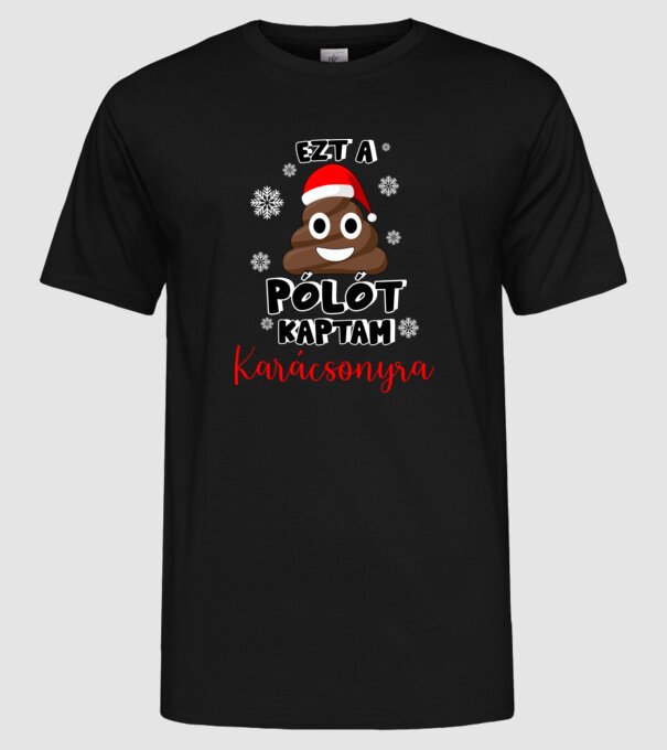  minta fekete pólón