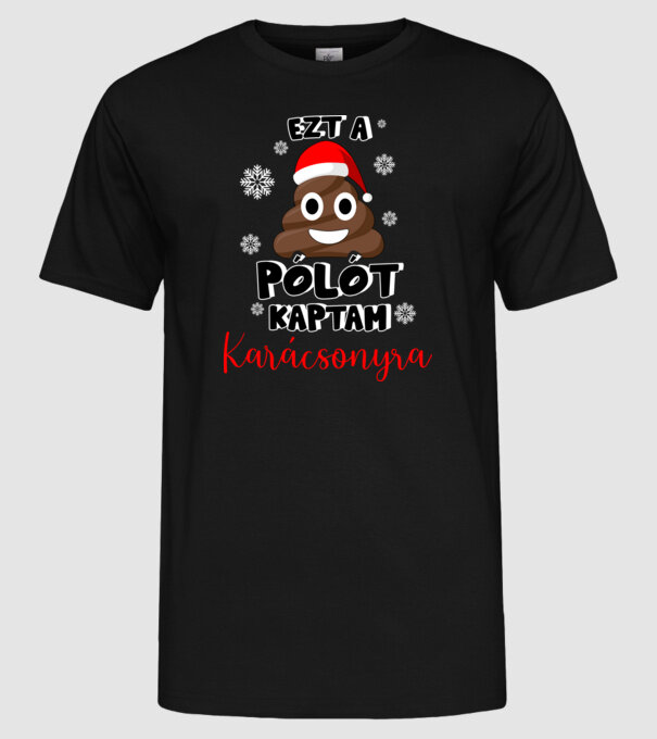  minta fekete pólón