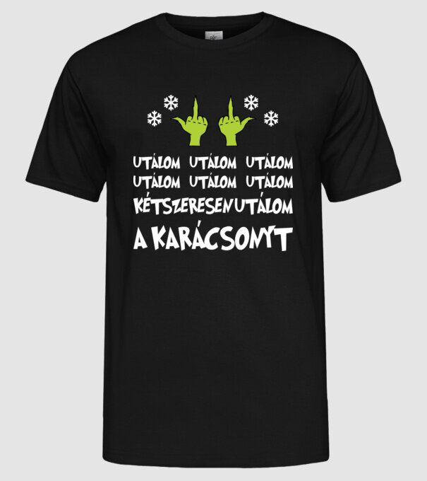  minta fekete pólón