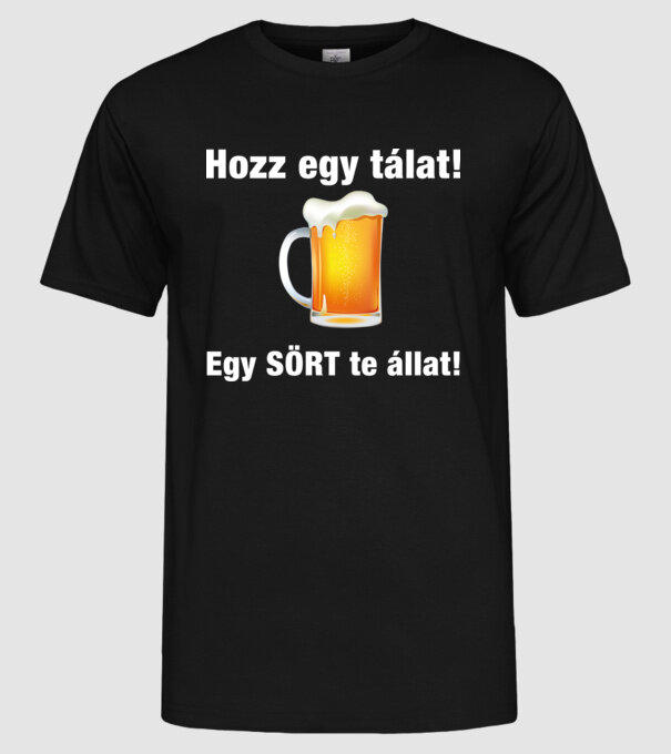  minta fekete pólón