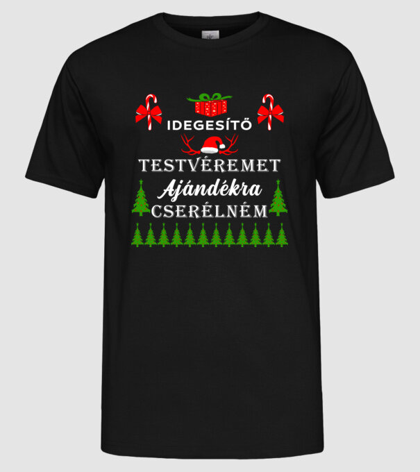  minta fekete pólón