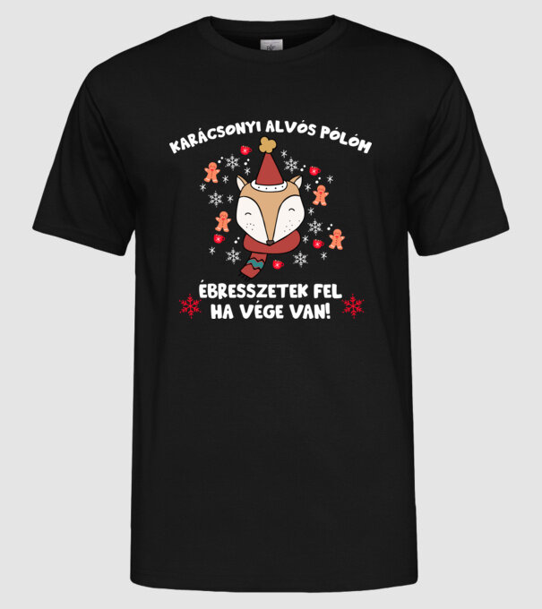  minta fekete pólón