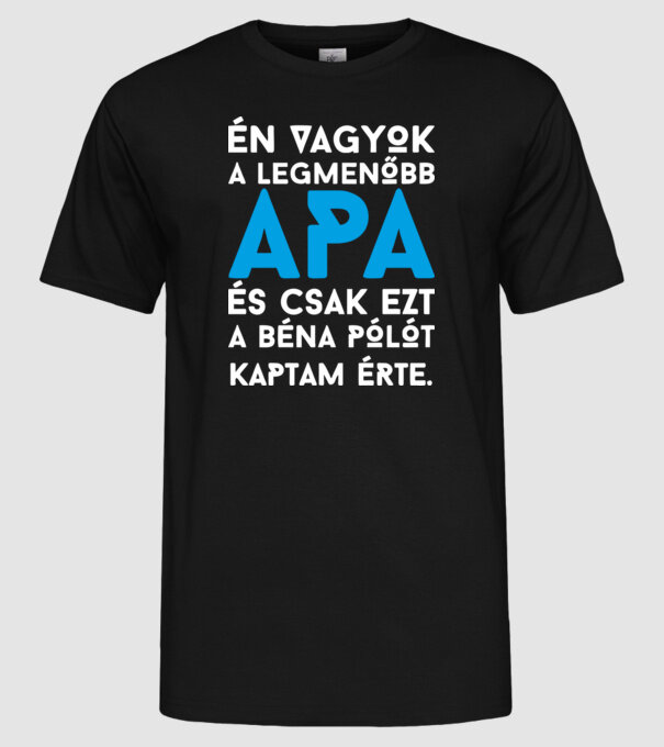  minta fekete pólón