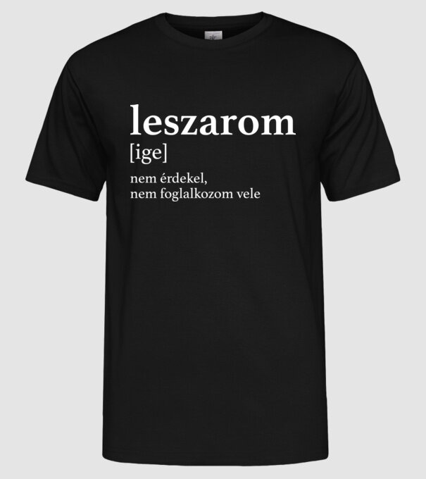  minta fekete pólón