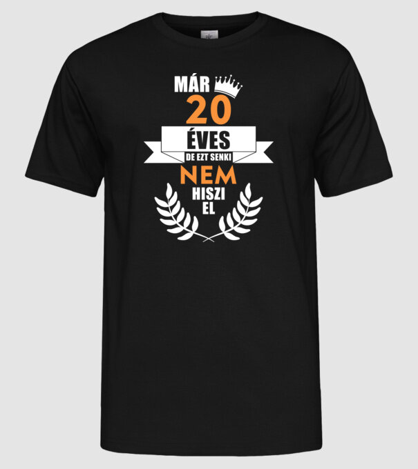  minta fekete pólón