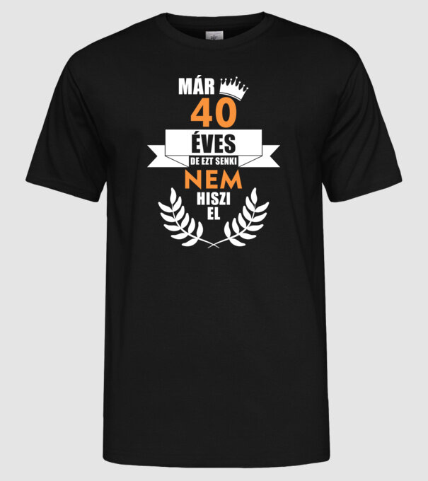  minta fekete pólón