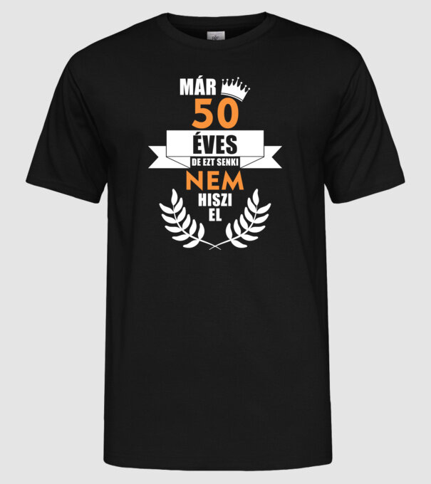  minta fekete pólón
