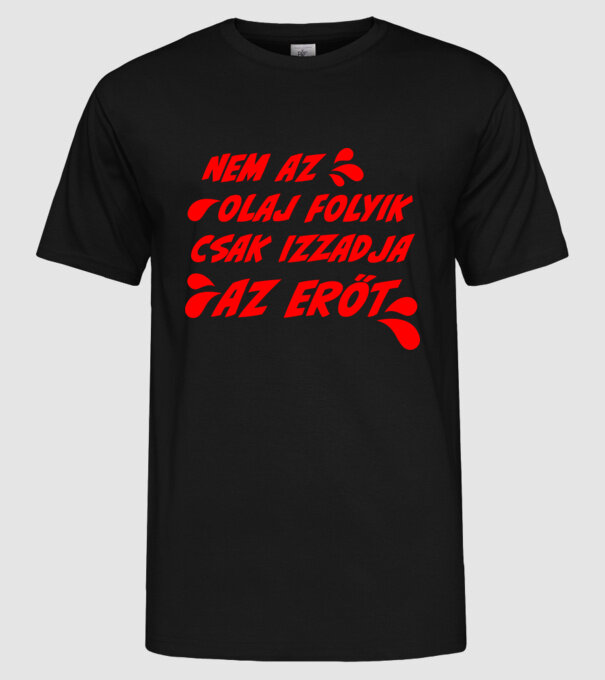  minta fekete pólón