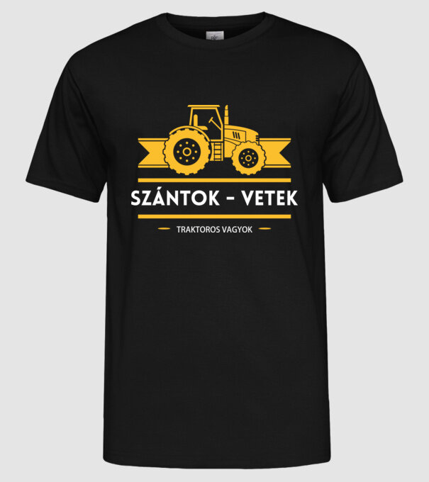  minta fekete pólón