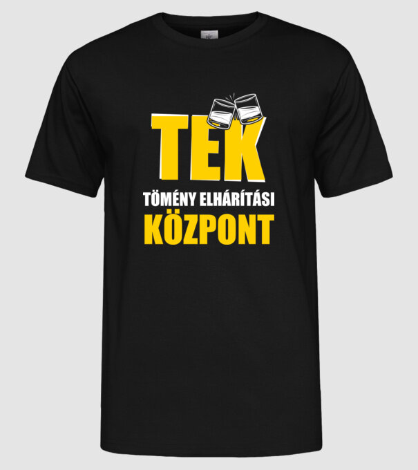  minta fekete pólón