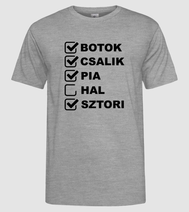  minta szürke pólón