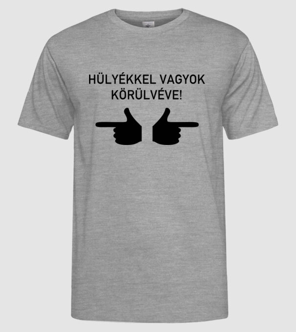  minta szürke pólón