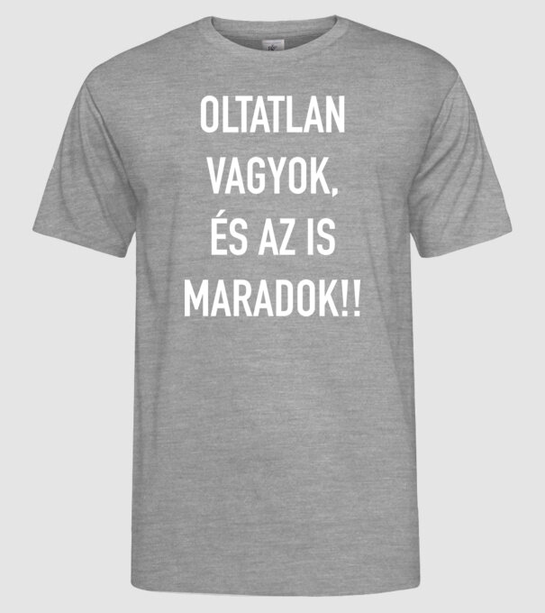  minta szürke pólón