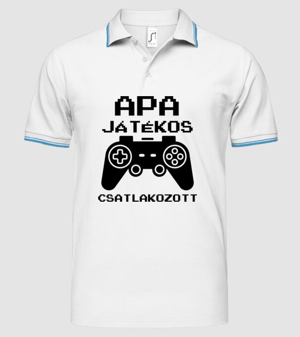  minta fehér pólón