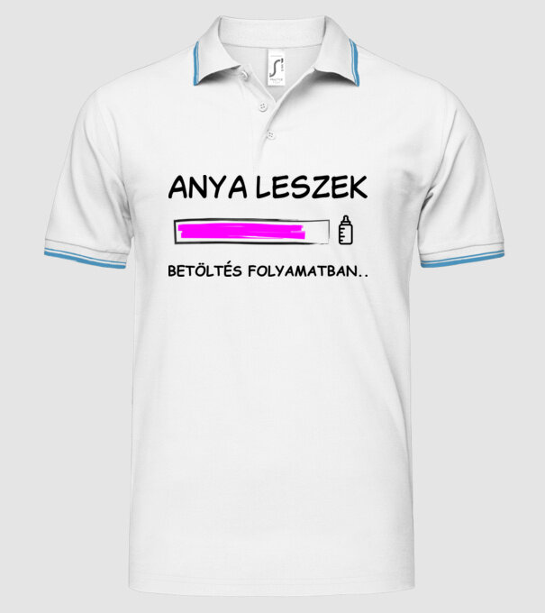  minta fehér pólón