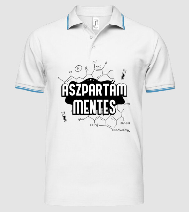  minta fehér pólón