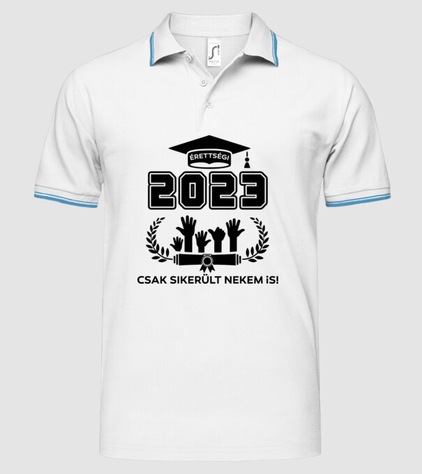  minta fehér pólón